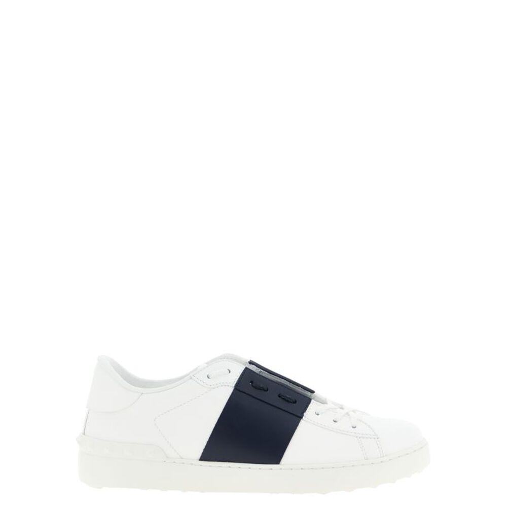 Valentino Garavani Blue Calfskin Low Top Men's Sneakers